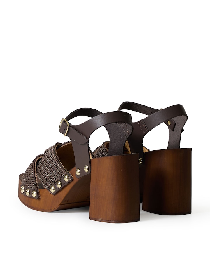 Zada dames sandalets bruin