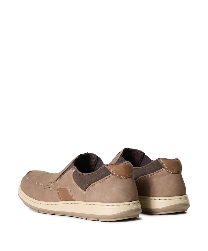 heren instappers beige