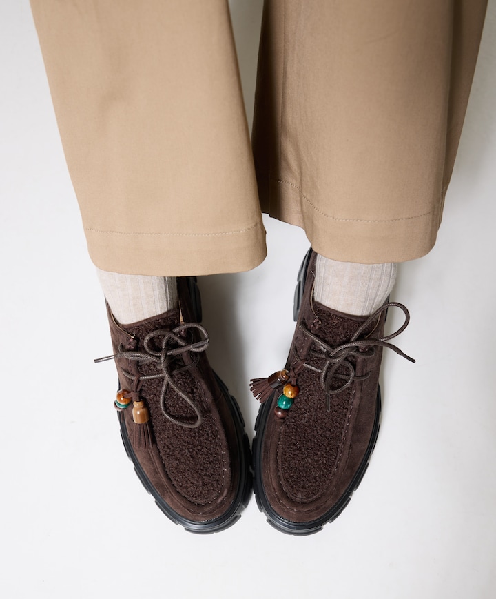 Amely dames mocassins bruin