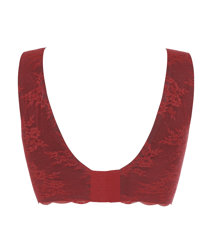 Dames bralette rood