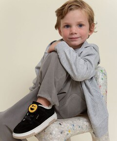 Basket Teddy JR uniseks sneakers  zwart