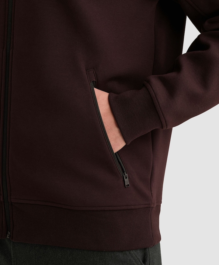 Heren vest bordeaux