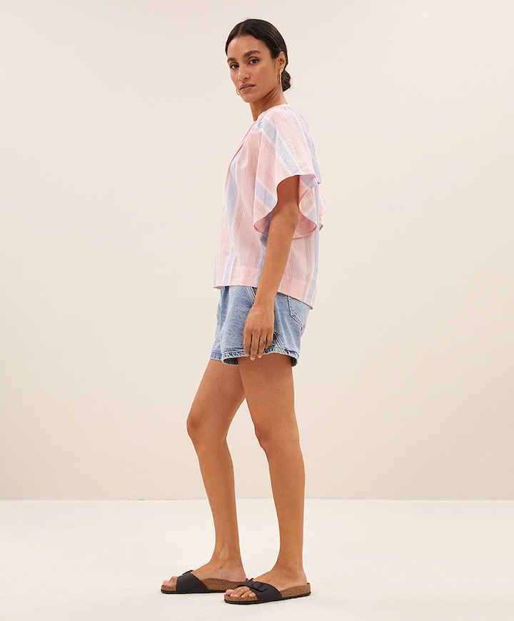 Blouse roze