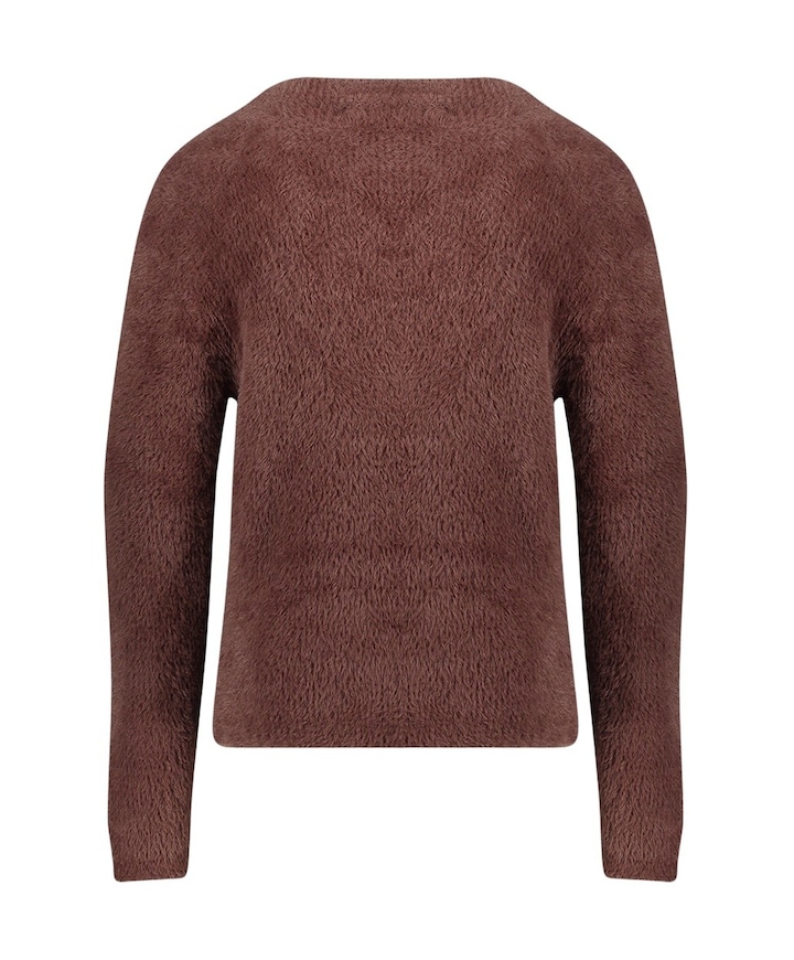 Meisjes sweater bruin
