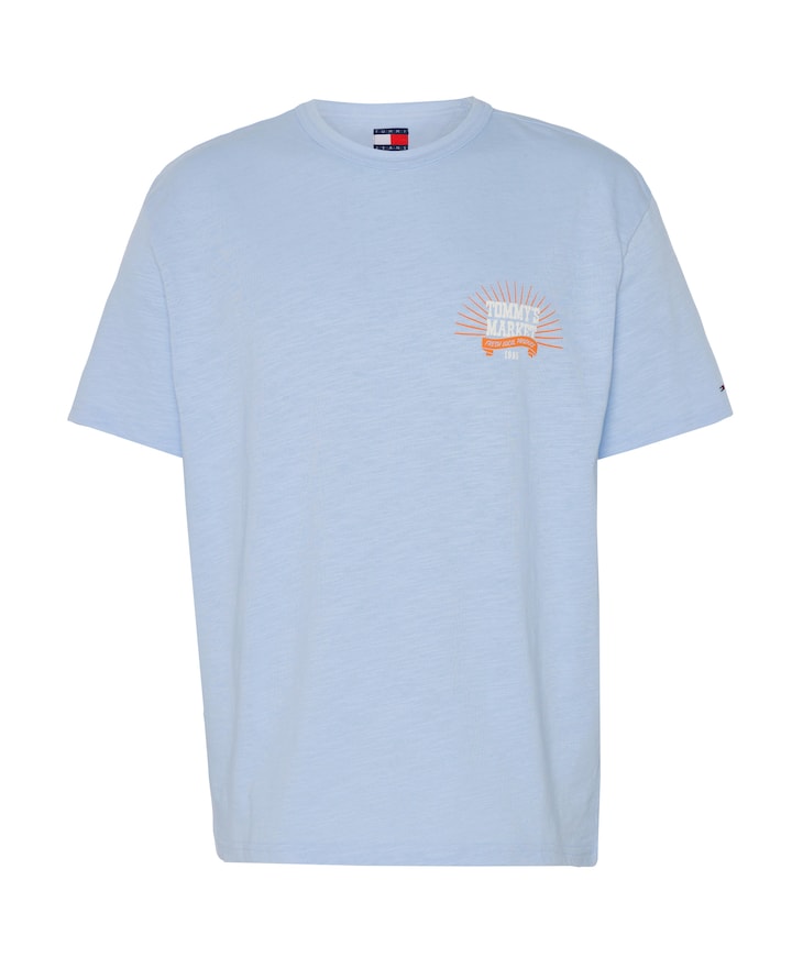 Heren T-shirt blauw
