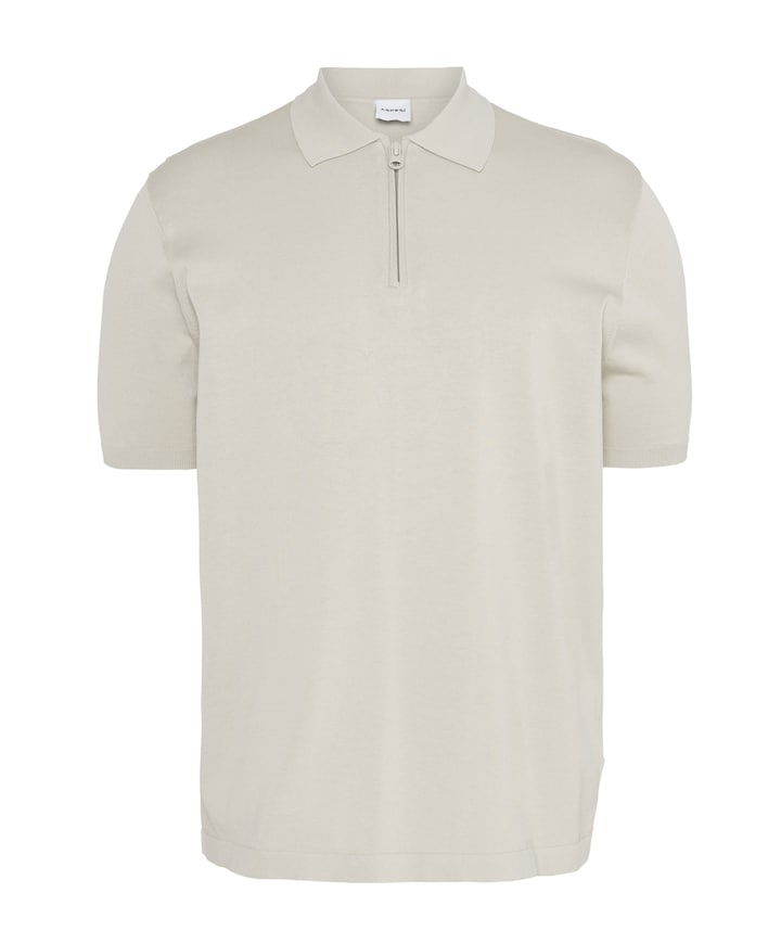 Heren polo beige