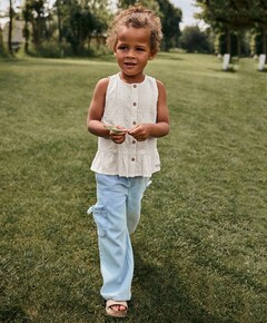 Light weight Denim meisjes broek blauw