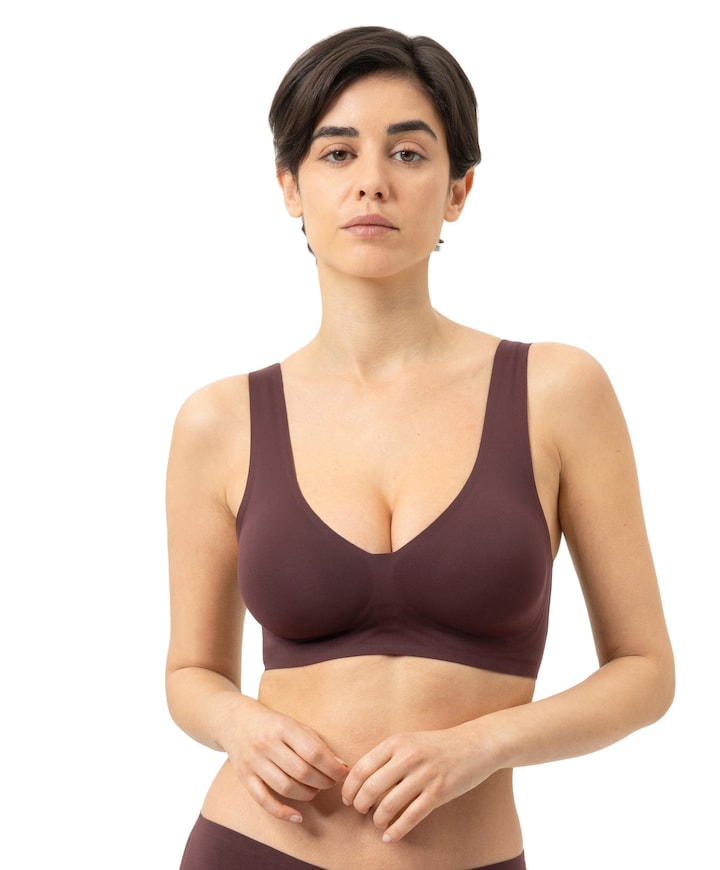 Dames bralette bordeaux