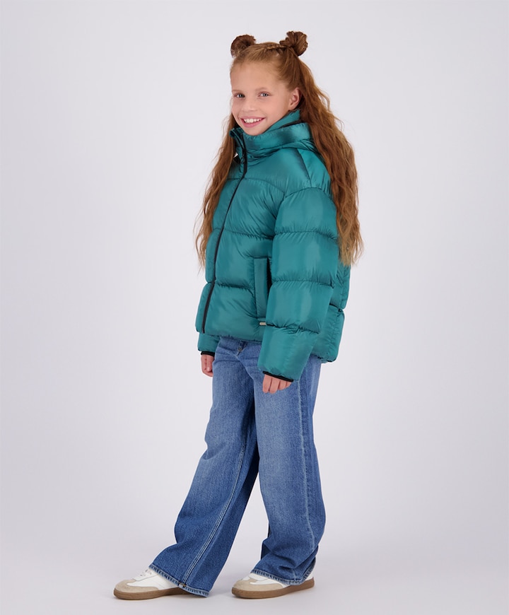 Meisjes jas blauw
