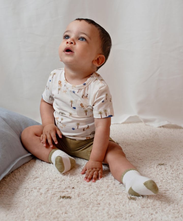 Meisjes T-shirt ecru