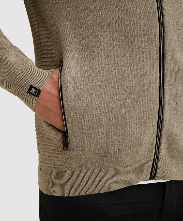 Heren vest beige