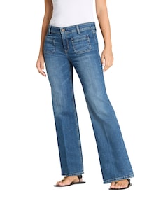 Tess pocket dames jeans blauw