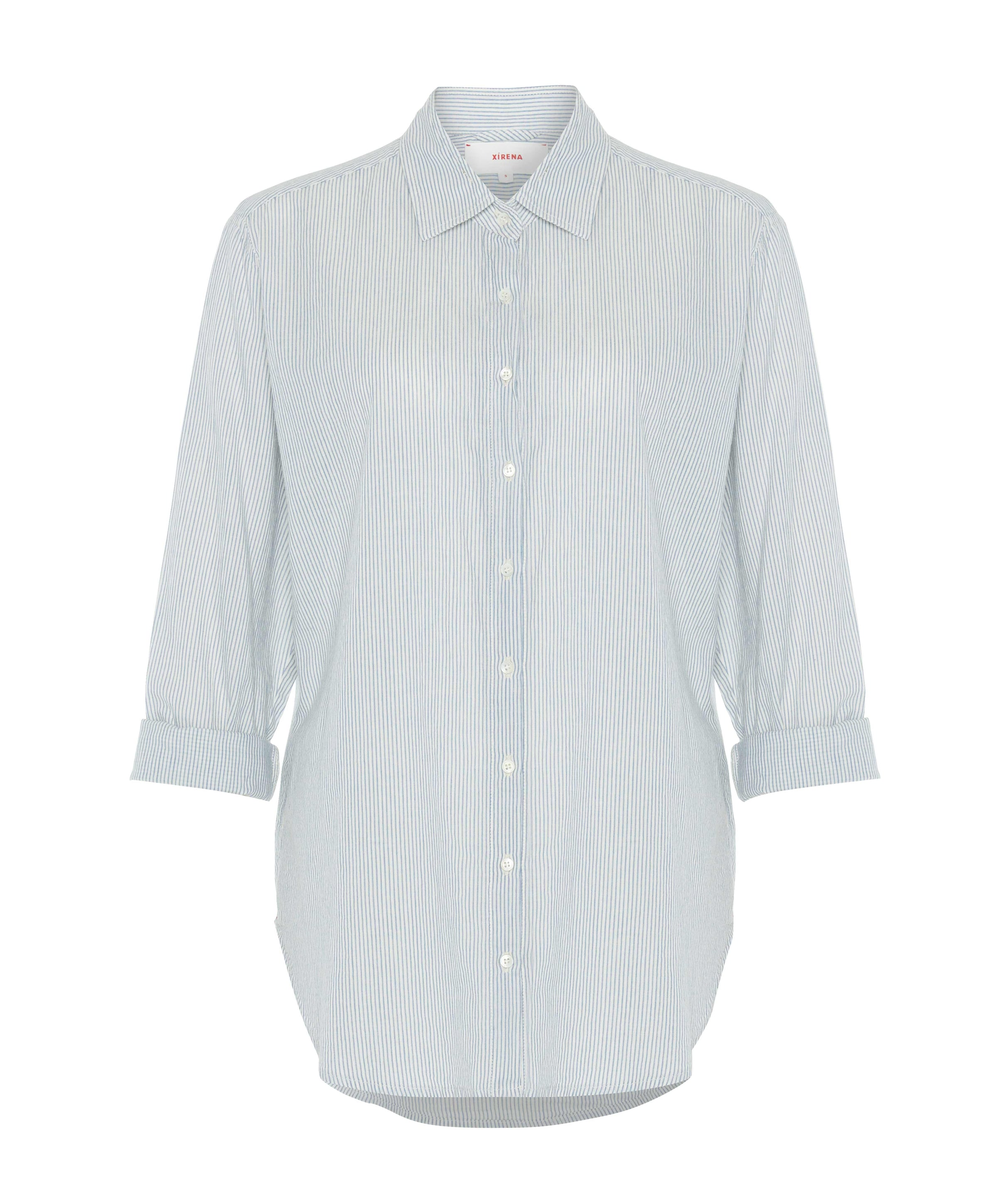 Dames blouse blauw