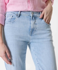 Calie Straight Ankle Dewdrop dames jeans blauw