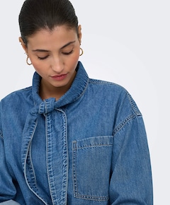 Dames blouse blauw