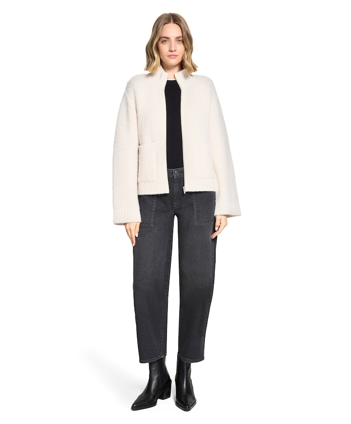 Dames vest ecru