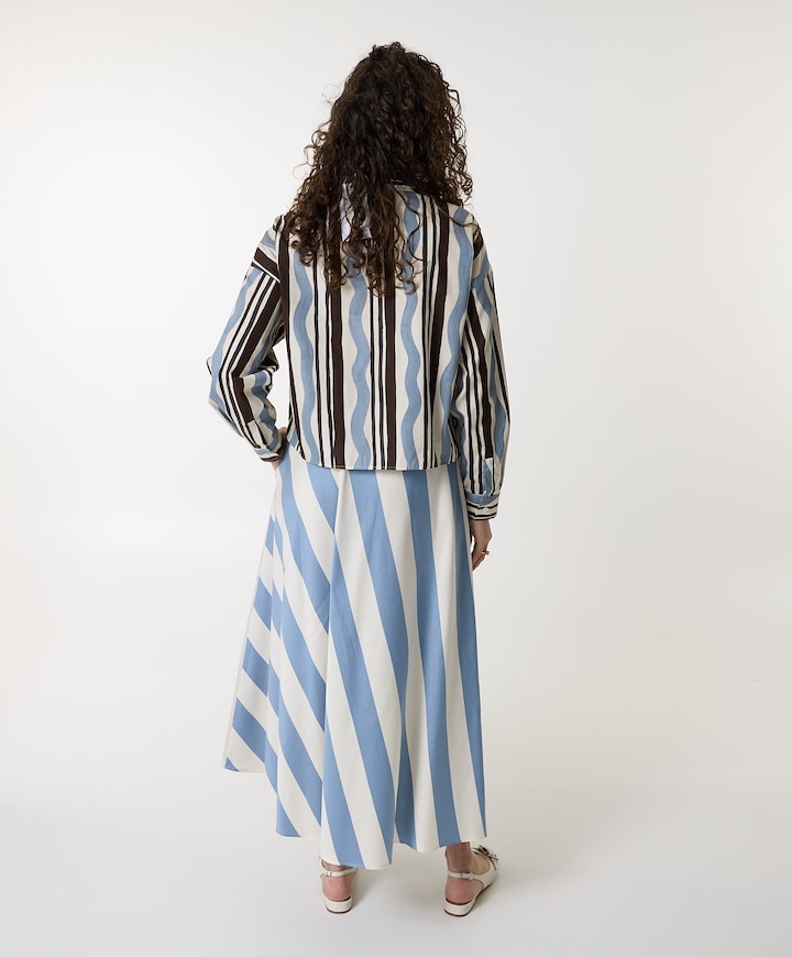 Rok blauw