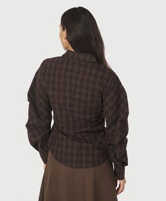 Dames blouse bruin
