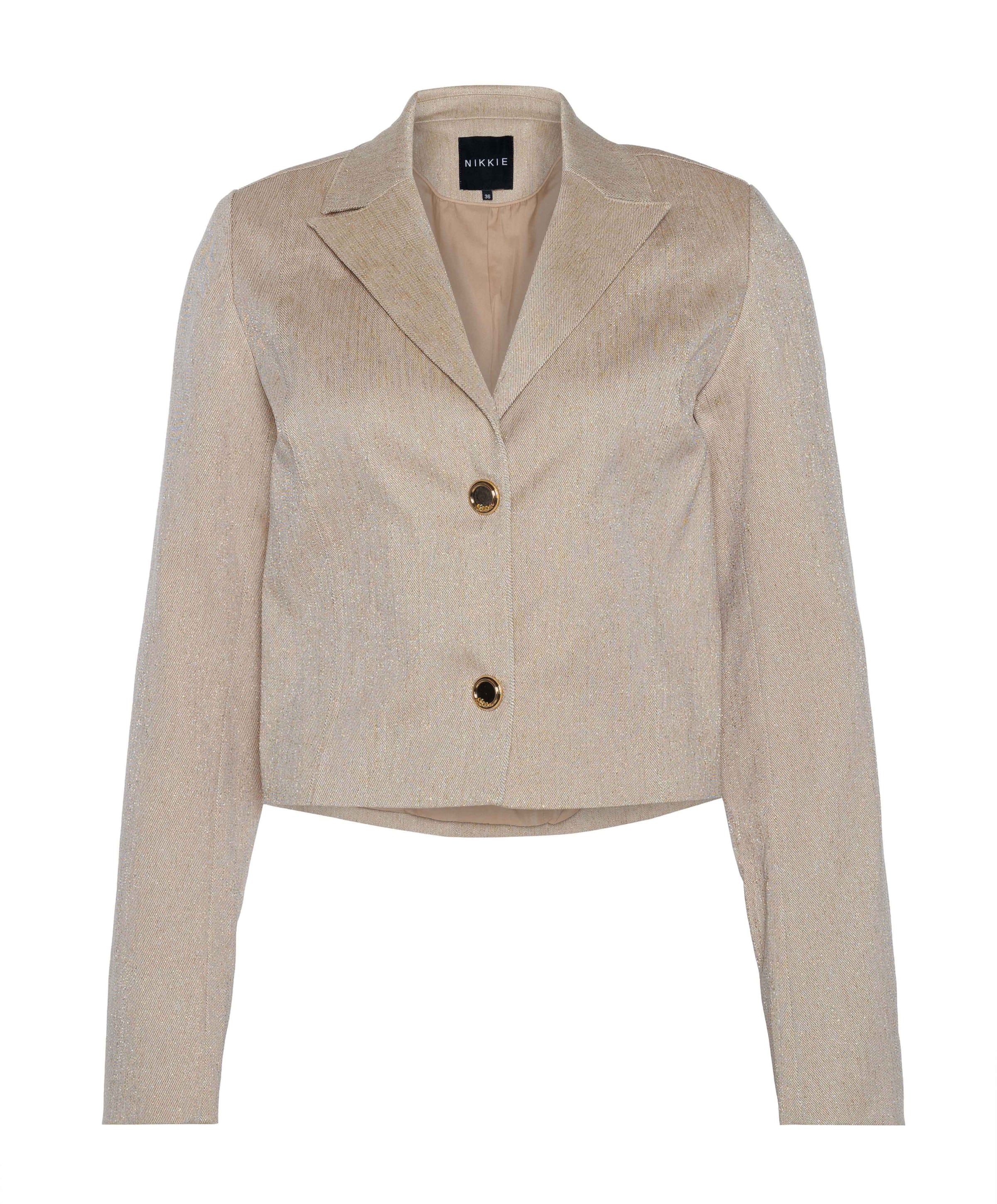 Dames jas beige