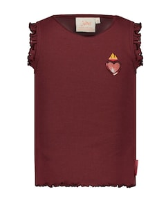 Meisjes top bordeaux