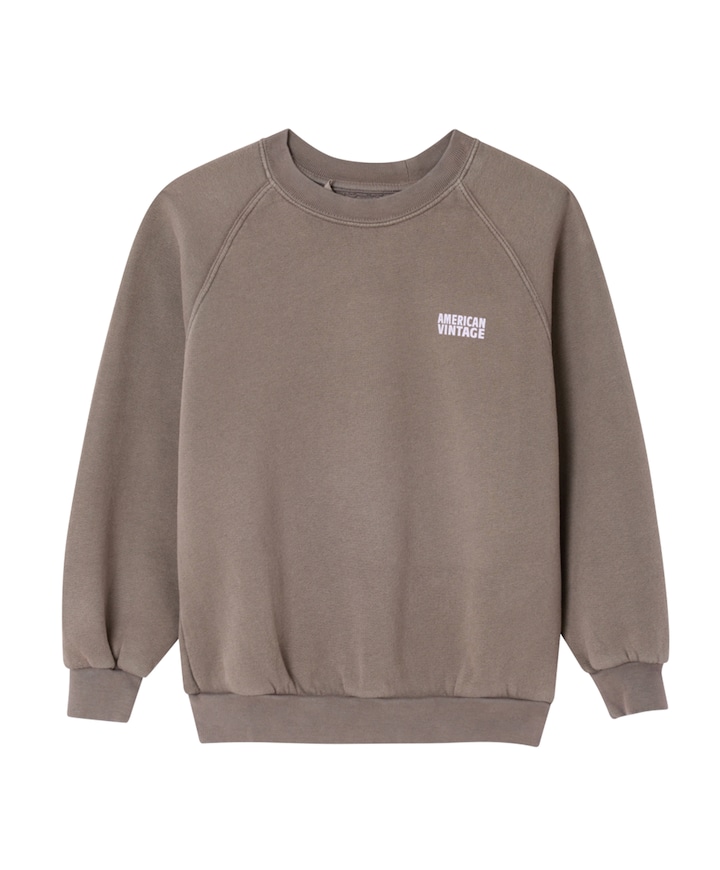 Meisjes sweater bruin