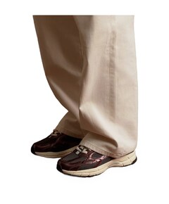 The Re-Run Cracked dames sneakers bordeaux