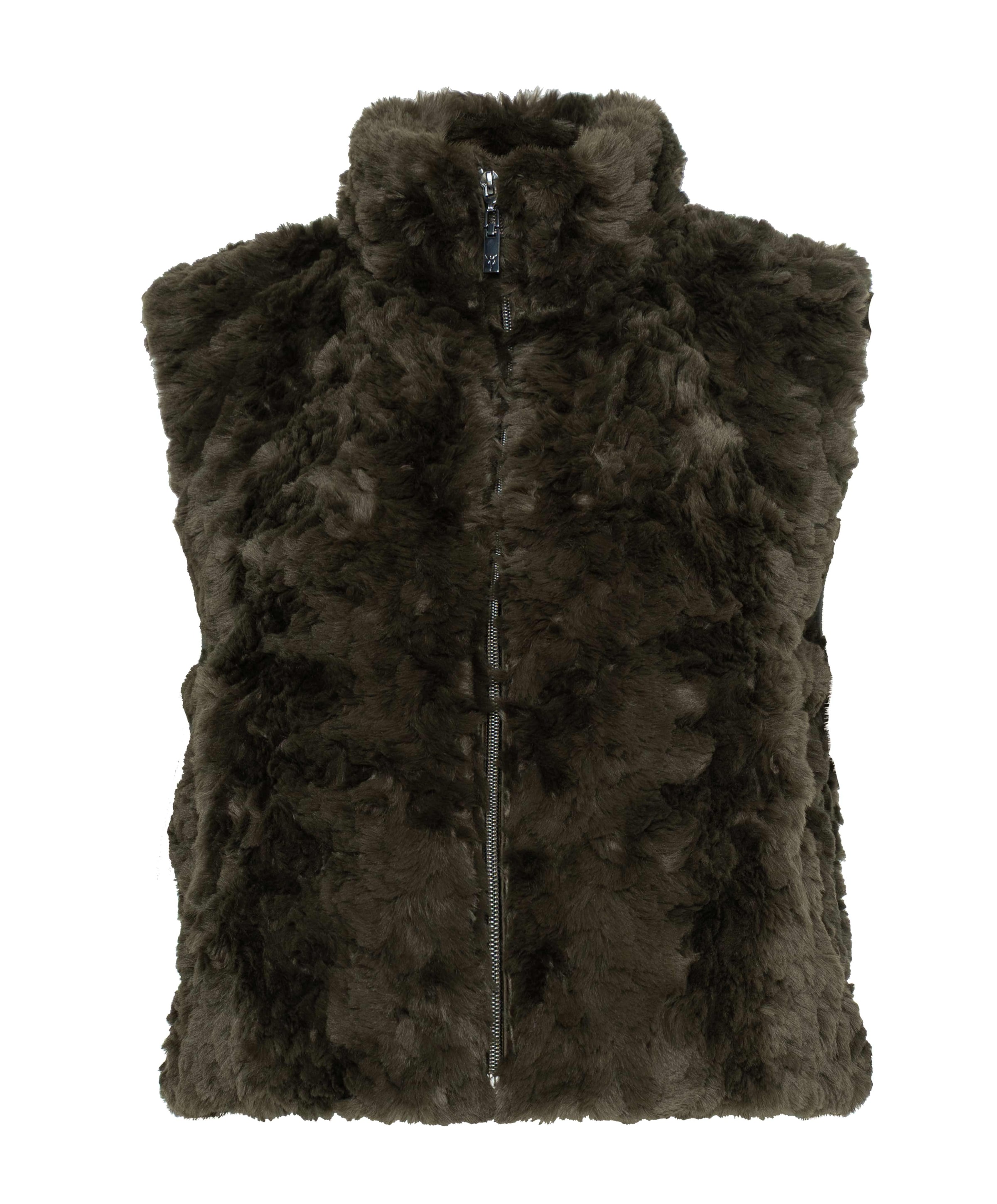 Dames gilet groen