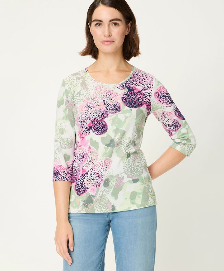 Dames longsleeve multicolor