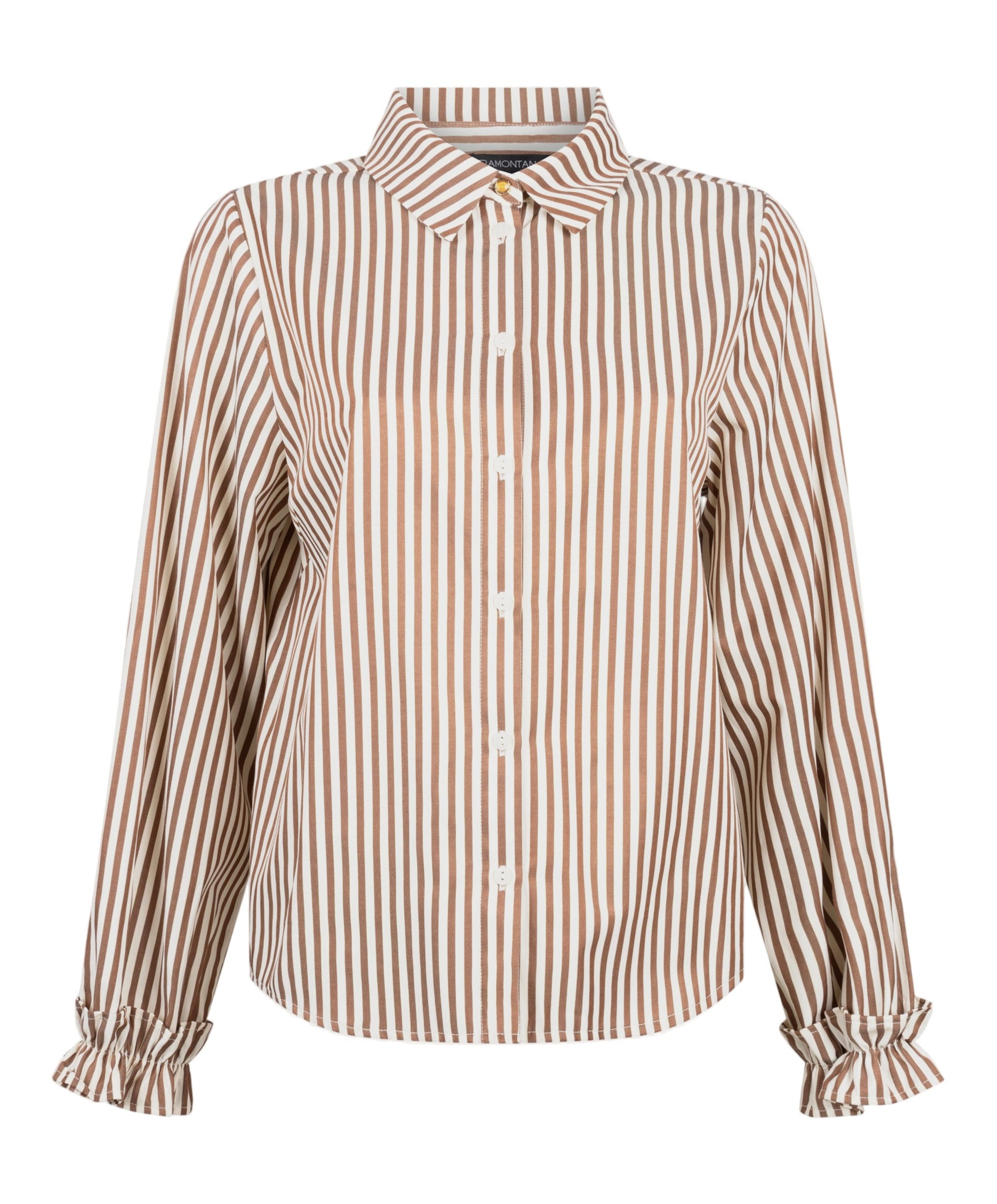 Dames blouse bruin