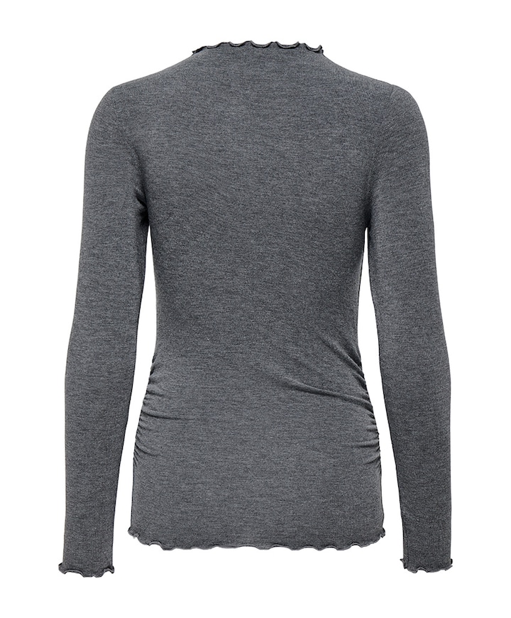 Dames longsleeve grijs