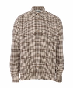 Heren overshirt bruin