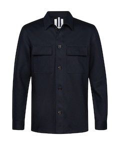 Heren overshirt blauw