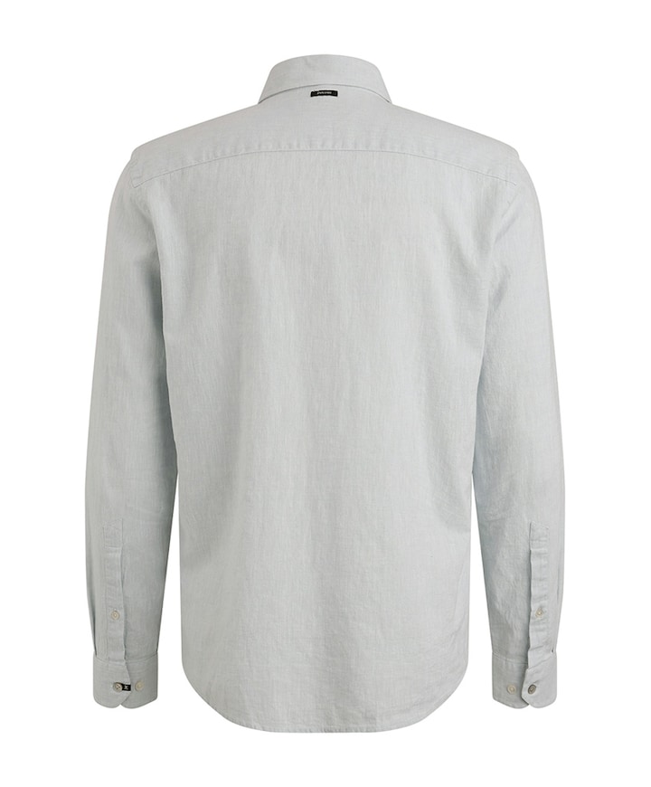 Overhemd lange mouw blauw