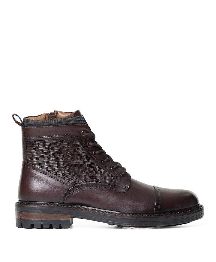 heren veterboots bruin