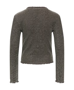 Meisjes longsleeve bruin