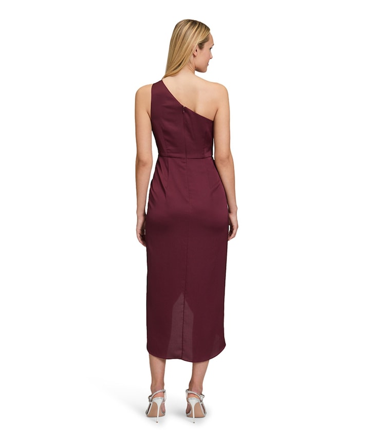 Dames jurk bordeaux