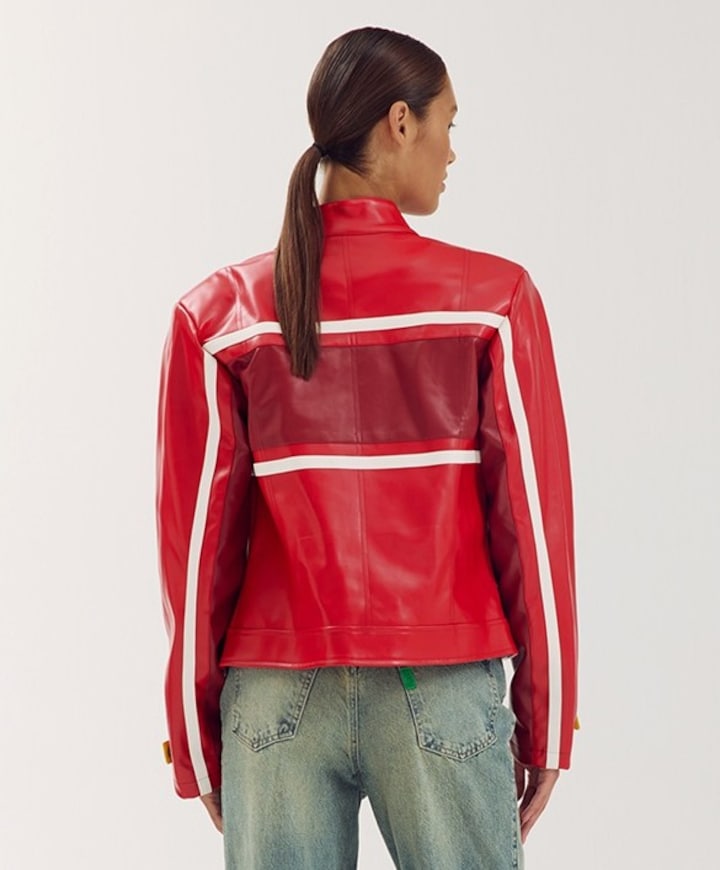Dames jas rood