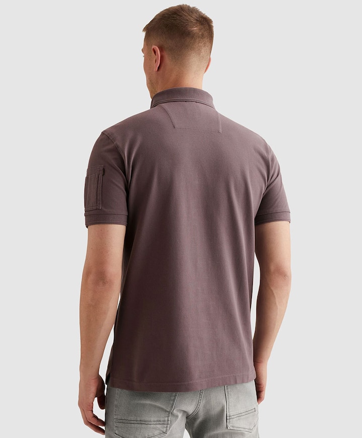 Heren polo paars