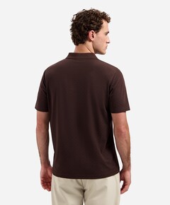 Heren polo bruin
