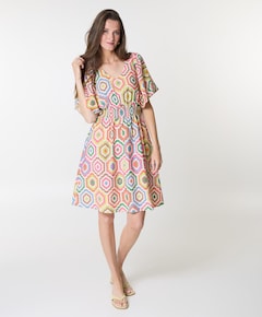 Dames jurk multicolor
