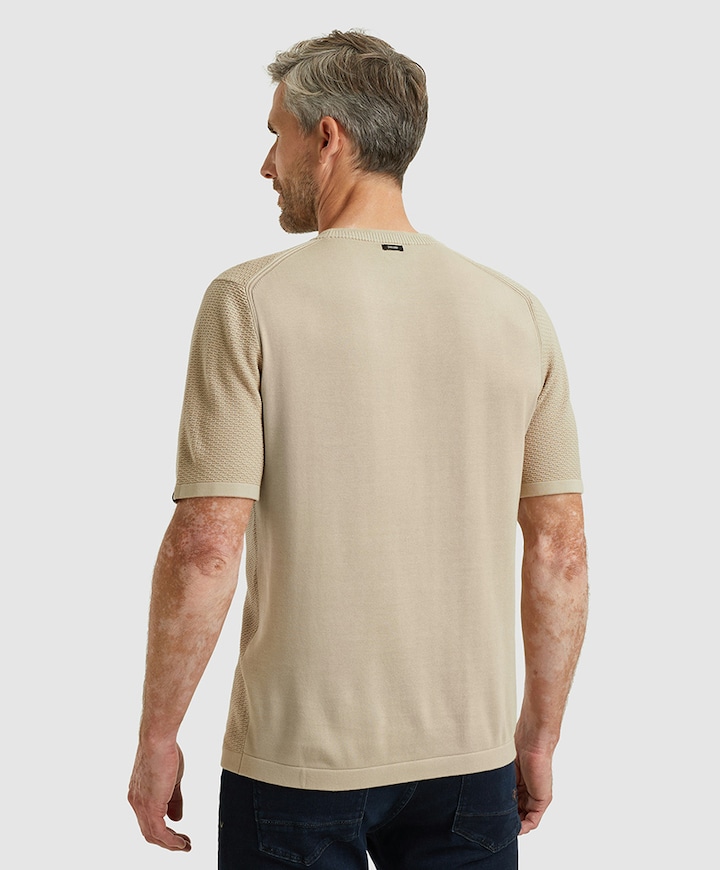 Heren t-shirt beige