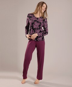 Pyjamabroek bordeaux