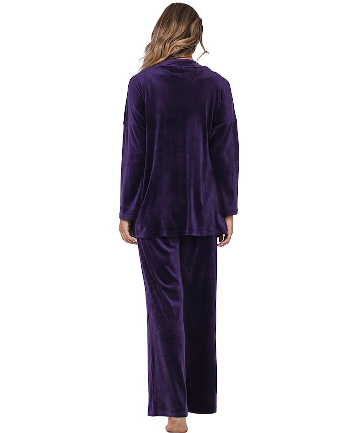 Dames huispak paars