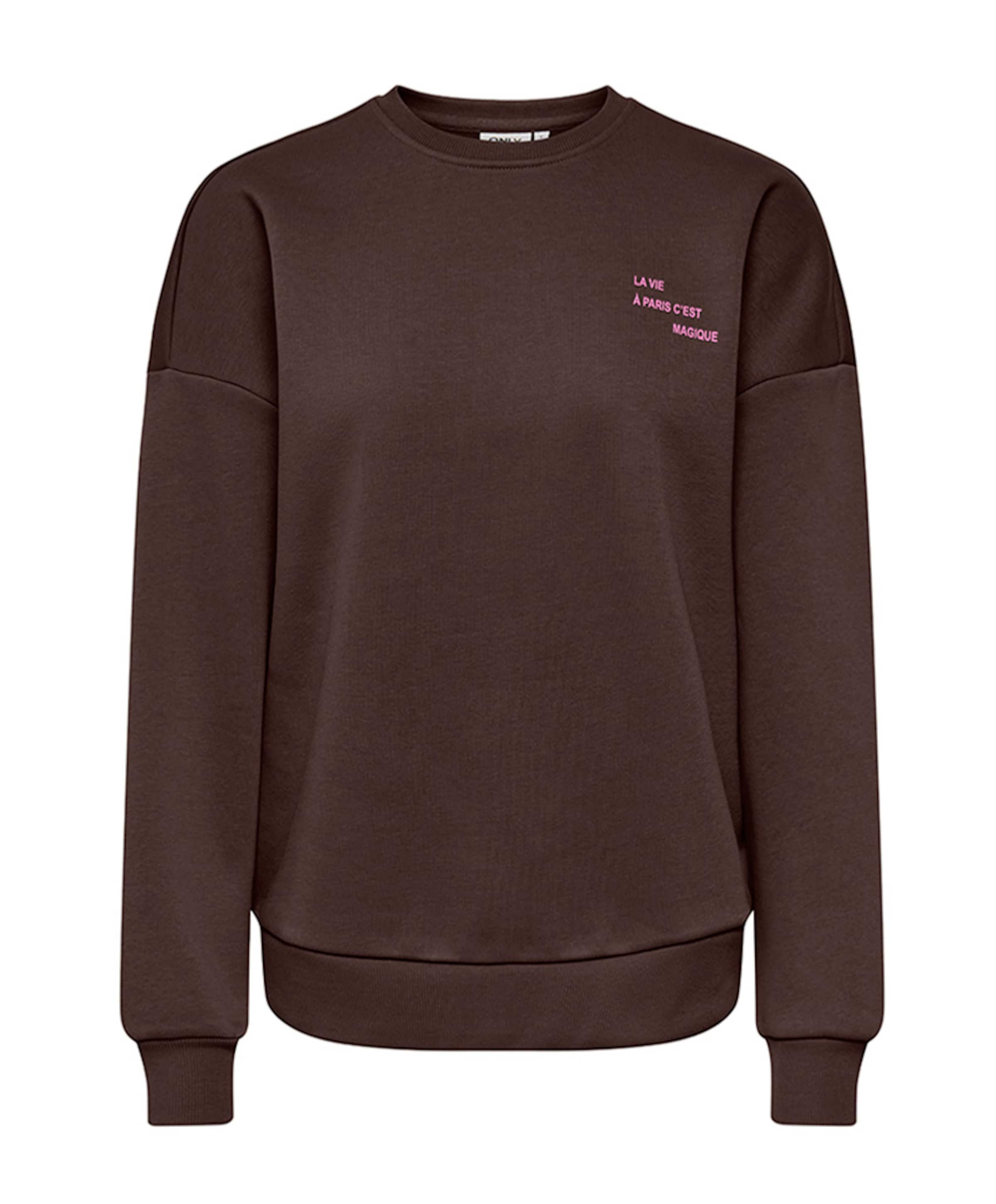 Dames sweater bruin