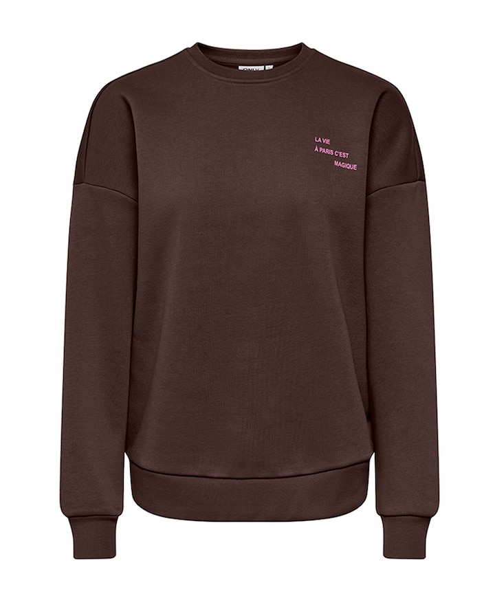 Dames sweater bruin