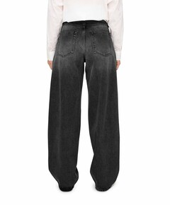 ONLGIANNA MW STRAIGHT jeans zwart