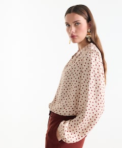 Dames blouse beige