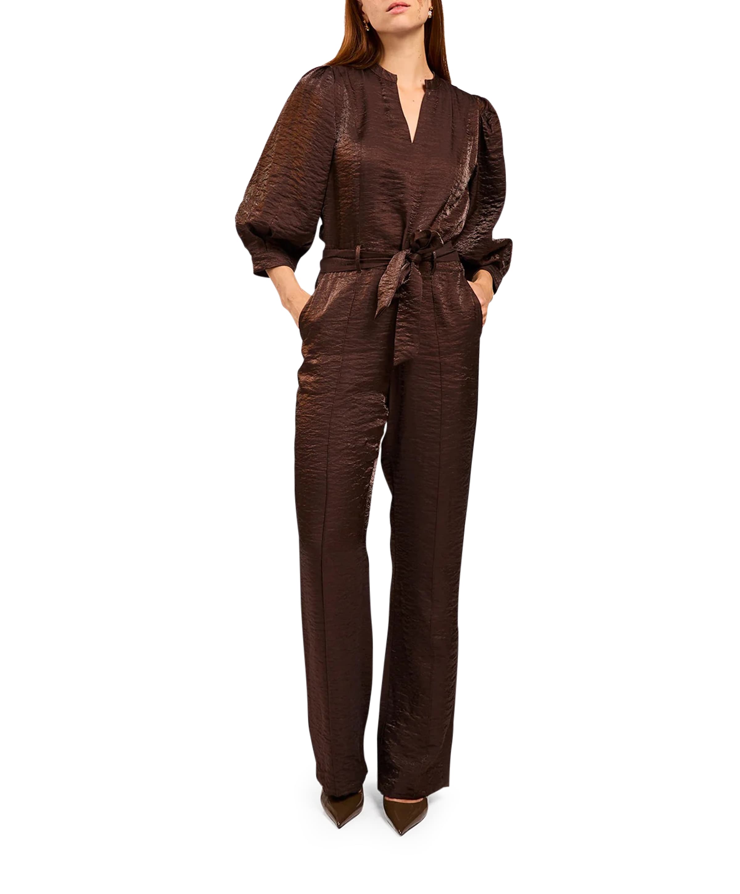 HELLEN SHINE  VIS 521 jumpsuit bruin