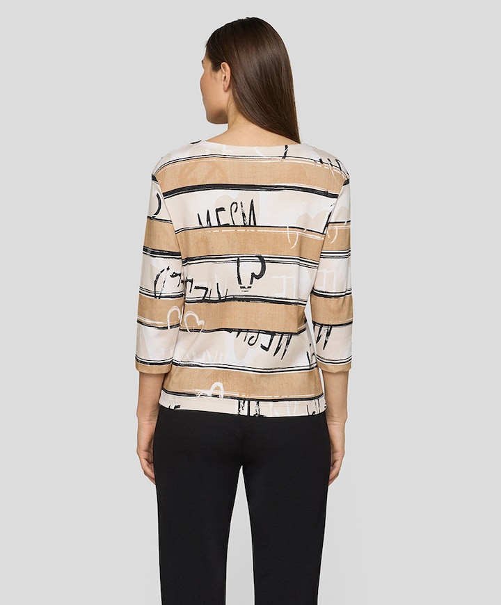 Dames longsleeve beige