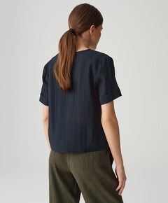 Blouse blauw